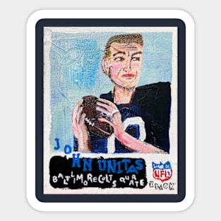 Johnny Unitas Sticker